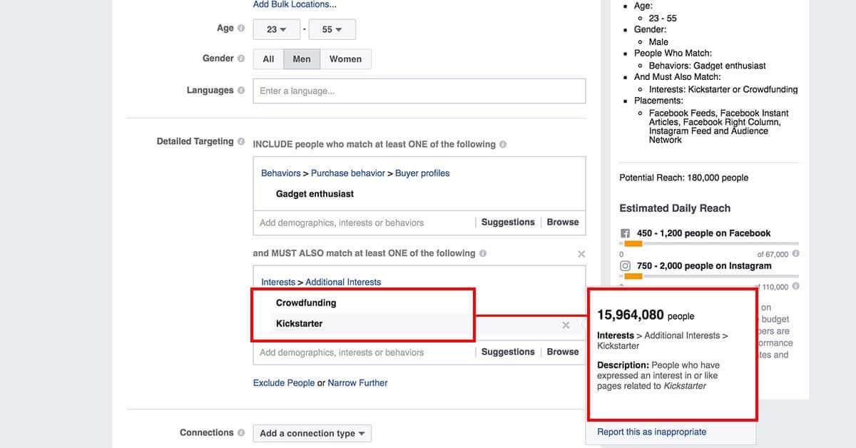 legfejlettebb facebook célzások - Facebok partner kategóriák 5