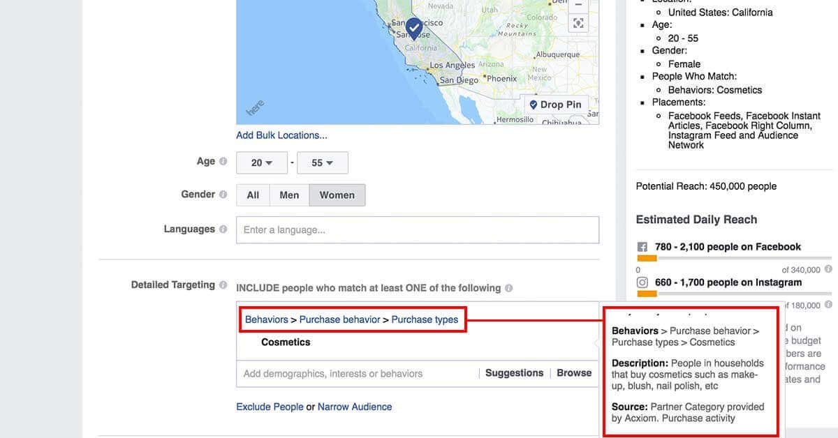 legfejlettebb facebook célzások - Facebok partner kategóriák 7