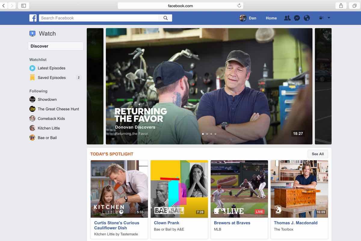facebook watch